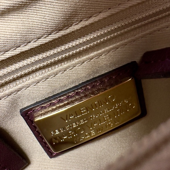 Valentino by Mario Valentino Alice Embossed Leather Shoulder Bag - Picture 4 of 7